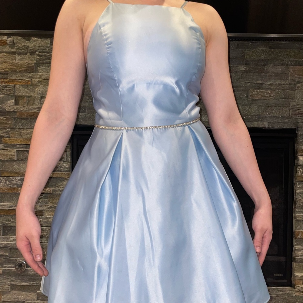 Baby Blue elegant party dress